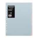 WHSmith Pastel A4 6-Part Plastic Subject Dividers