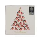 WHSmith Christmas Robins Boxed Christmas Cards 2 Designs 10 Pack