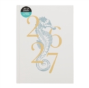 WHSmith Blue Seahorse A5 2026-27 Week to View Mid-Year Diary