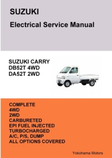 Suzuki Carry Truck Electrical Service Manual Db52t Da52t: James