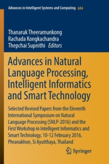 Advances in Natural Language Processing, Intelligent Informatics and ...