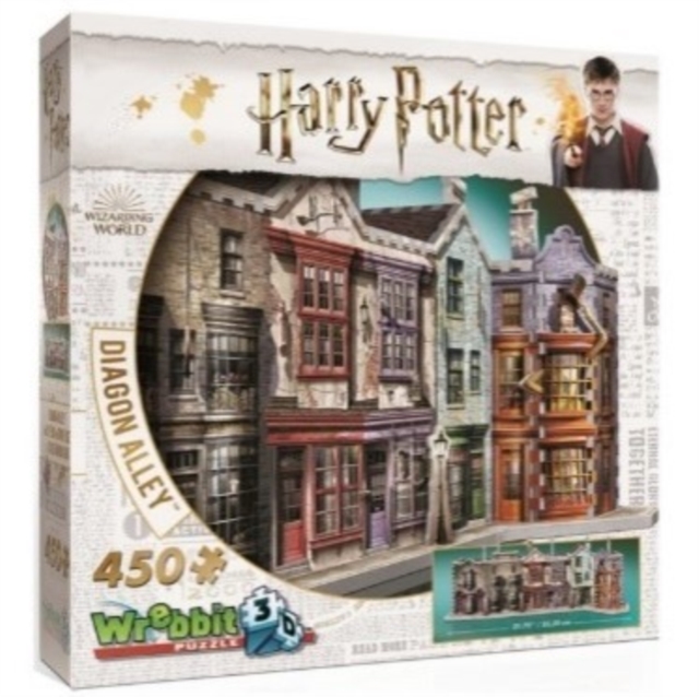 Harry Potter - Diagon Alley 450 Piece Wrebbit 3D Puzzle