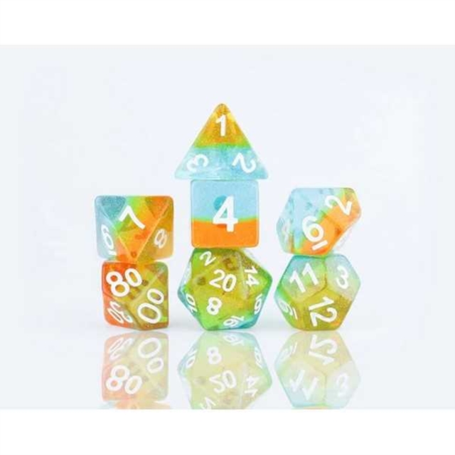 Sirius Dice - Celestial Ocean Dusk Polyhedral Dice Set