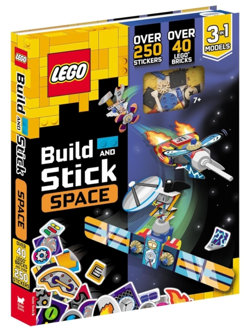 LEGO Books: Build and Stick: Space (with LEGO Bricks, Book and Over 250 Stickers)