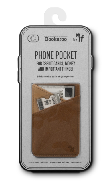 Bookaroo Phone Pocket - Brown