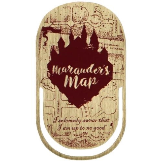 Half Moon Bay Bookmark Metal - Harry Potter (Maurauder'S Map)