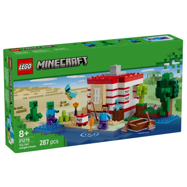 LEGO Minecraft The TNT Jungle House 21275 Toys, Games Jigsaws