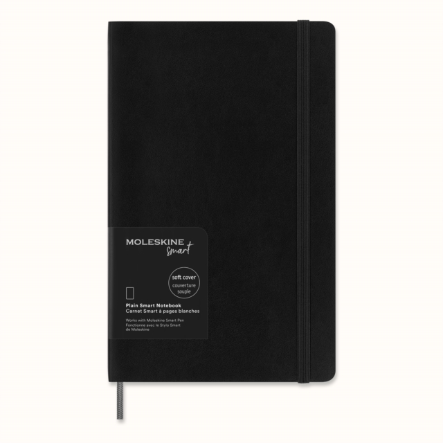Moleskine Large Plain Softcover Smart Notebook