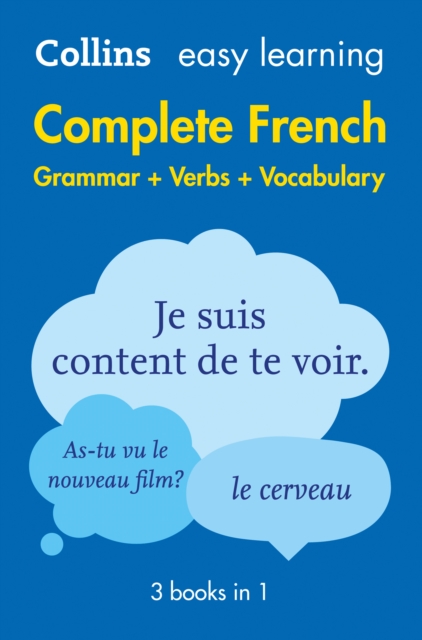 Easy Learning French Complete Grammar, Verbs and Vocabulary (3 books in ...