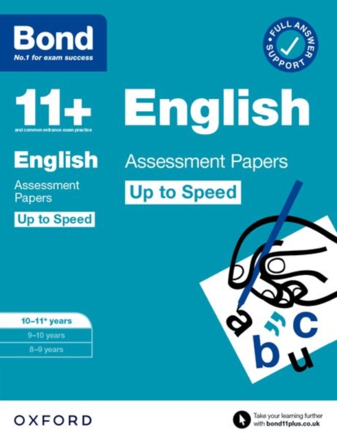 Bond 11+ English Up to Speed Assessment Papers with Answer