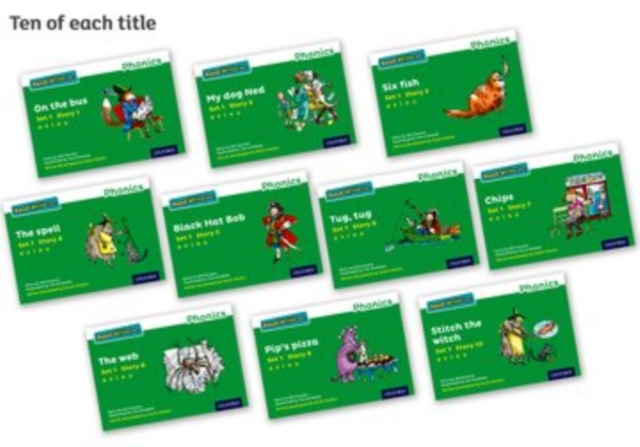 Read Write Inc. Phonics: Green Set 1 Core Storybooks (Pack of 100 ...