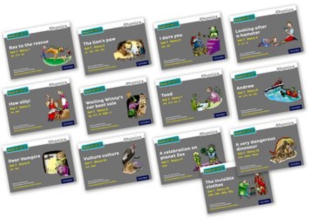 Read Write Inc. Phonics: Grey Set 7 Core Storybooks (Mixed Pack of 13 ...