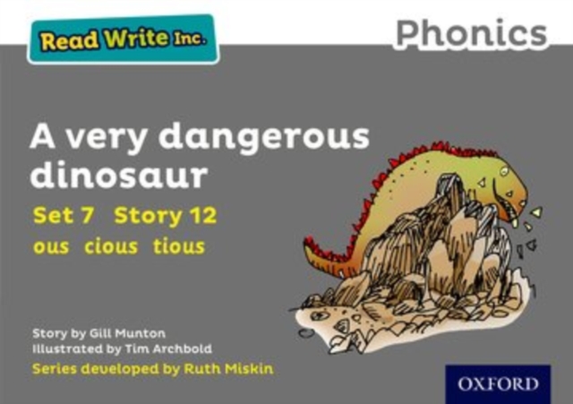 Oxford University Press Read Write Inc. Phonics: A Very Dangerous Dinosaur (Grey Set 7 Storybook 12)