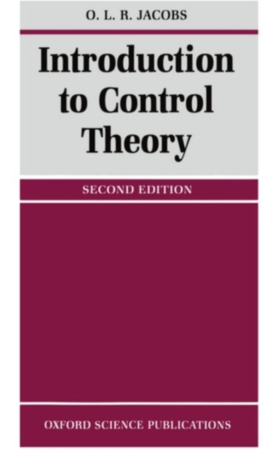 Introduction to Control Theory: O. L. R. (Department of Engineering ...