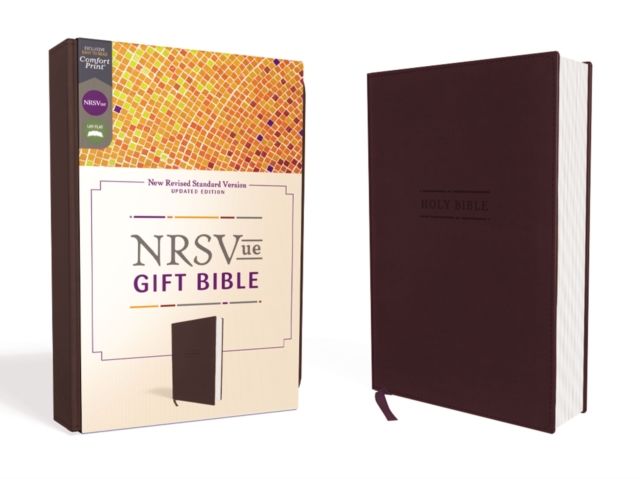 Zondervan Nrsvue, Gift Bible, Leathersoft, Burgundy, Comfort Print