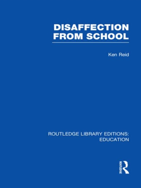 Disaffection From School (RLE Edu M): David Hargreaves: 9780415506922 ...