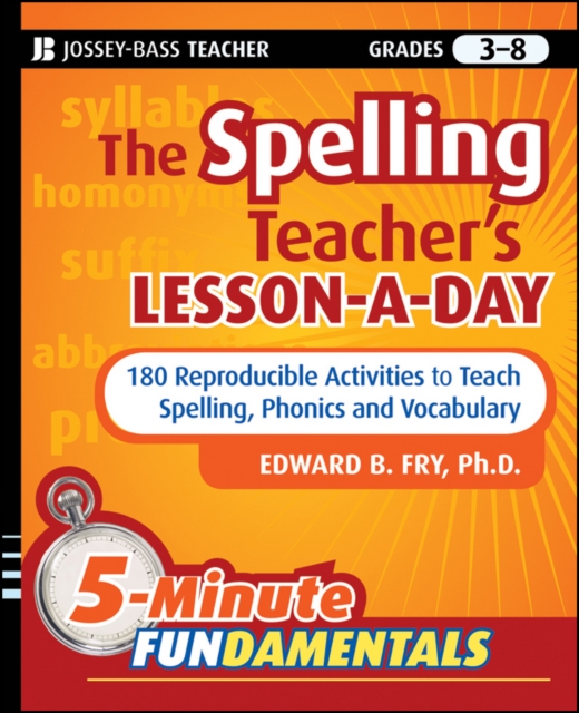 The Spelling Teacher s Lesson a Day 180 Reproducible Activities To The spelling teacher s lesson a day 180 reproducible activities to