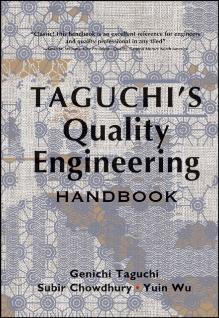 Taguchi's Quality Engineering Handbook: Genichi (American Supplier ...
