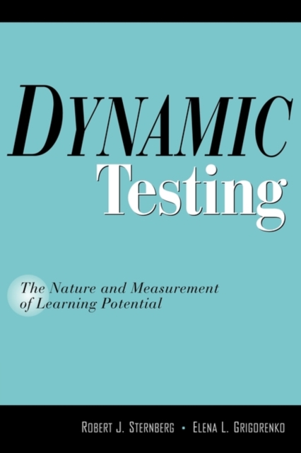 Dynamic Testing : The Nature and Measurement of Learning Potential ...