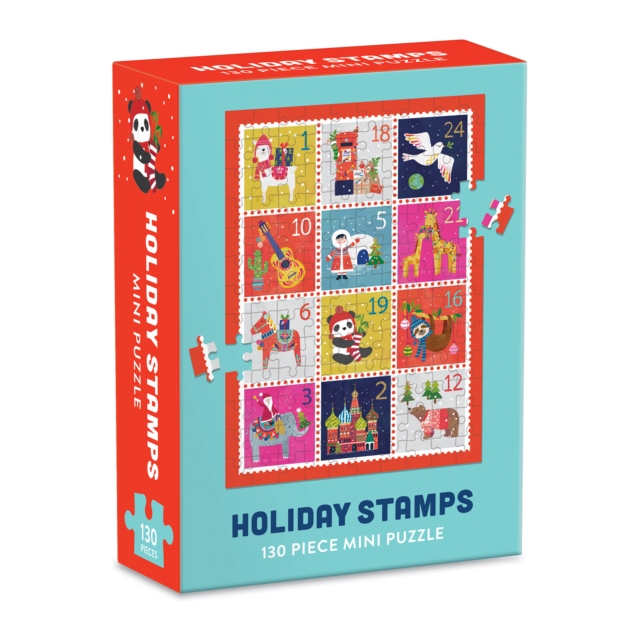 Holiday Stamps Mini Puzzle Galison 9780735362277 WHSmith