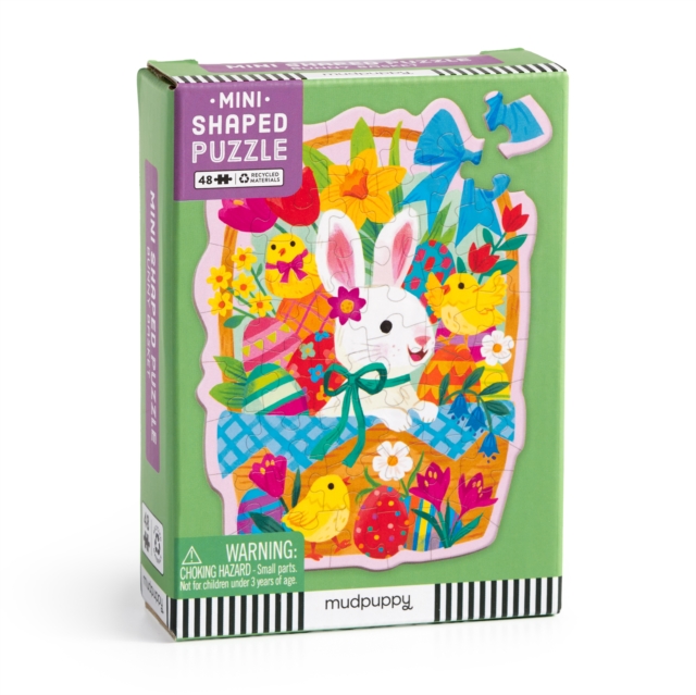 Bunny Basket 48 Piece Mini Shaped Puzzle: Mudpuppy: 9780735387553