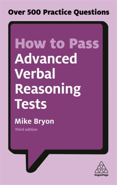 How to Pass Advanced Verbal Reasoning Tests : Over 500 Practice ...