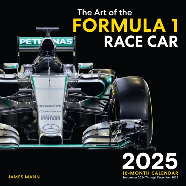 Art of the Formula 1 Race Car 2025 16Month CalendarSeptember 2024