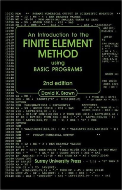 Introduction to the Finite Element Method using BASIC Programs: D.K ...