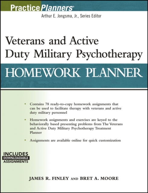 Veterans and Active Duty Military Psychotherapy Homework Planner, (with ...