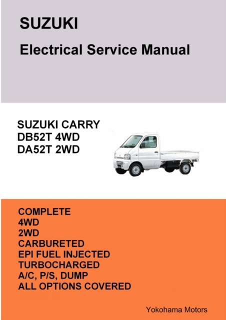 Suzuki Carry Truck Electrical Service Manual Db52t Da52t: James