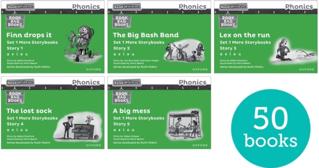 Read Write Inc. Phonics: Green Set 1 More Black & White Storybooks ...