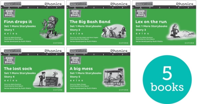 Read Write Inc. Phonics: Green Set 1 More Black & White Storybooks ...