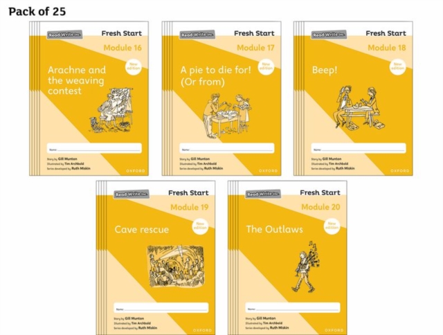 Read Write Inc. Fresh Start: 2024 Modules 16-20 - Pack of 25: Gill ...