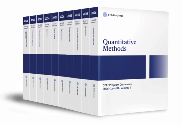 2026 CFA Program Curriculum Level II Box Set: CFA Institute ...