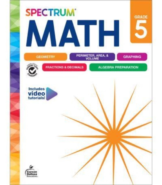 Spectrum Math Workbook Grade 5 Spectrum 9781483871486 WHSmith