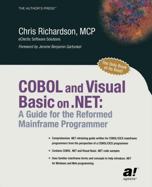 COBOL and Visual Basic on .NET : A Guide for the Reformed Mainframe ...