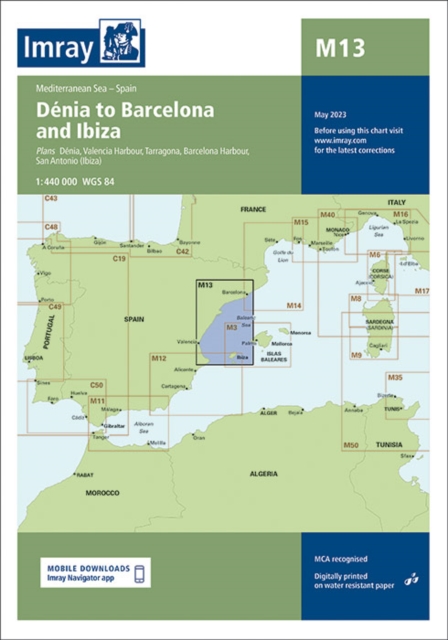Imray, Laurie, Norie & Wilson Ltd M13 Denia To Barcelona And Ibiza