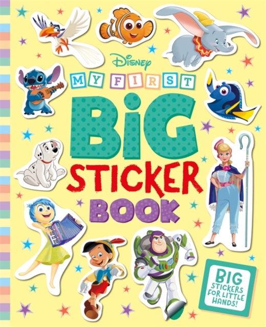 Sticker Paper Back Disney: My First Big Sticker Book: Walt Disney: 9781803687131: TGJones