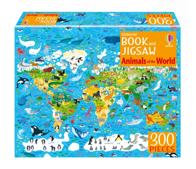 Usborne Book and Jigsaw Animals of the World: Sam Smith: 9781805072898 ...