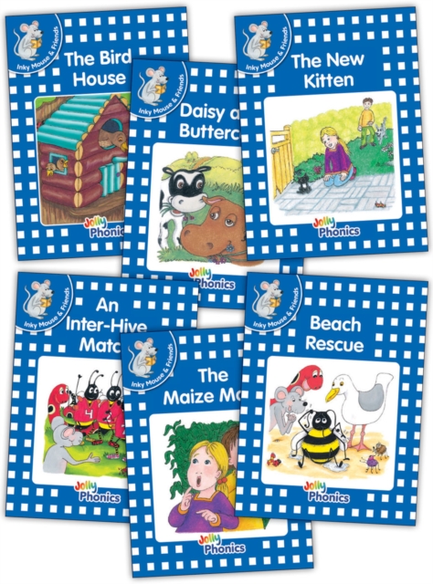 Jolly Phonics Readers, Inky & Friends, Level 4 : in Precursive Letters ...