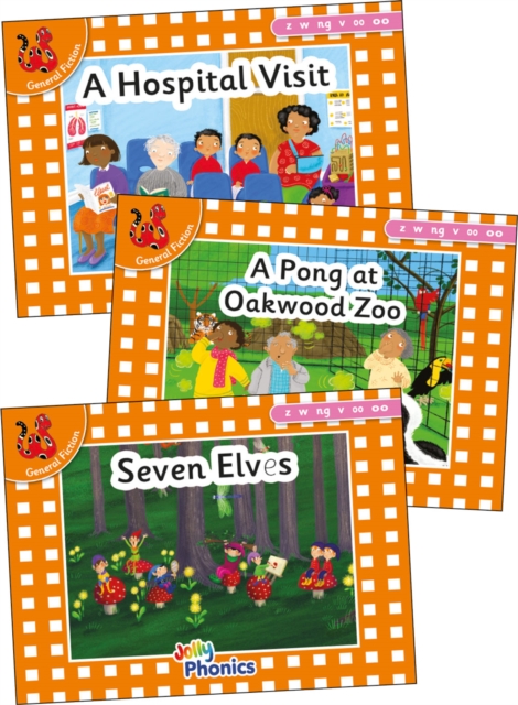 Jolly Phonics Orange Level Readers Set 5 : in Precursive Letters