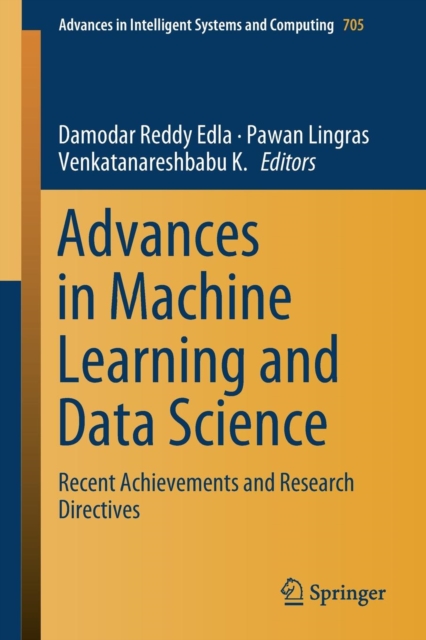 Advances in Machine Learning and Data Science : Recent Achievements and ...