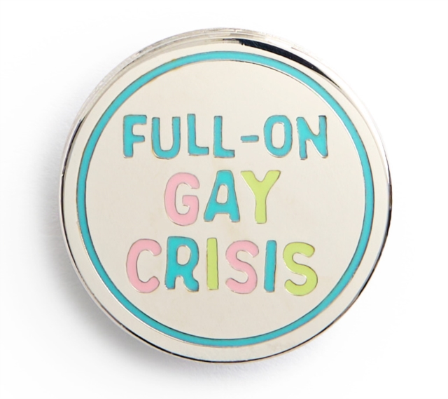 Out of Print Heartstopper: Full-on Gay Crisis Enamel Pin